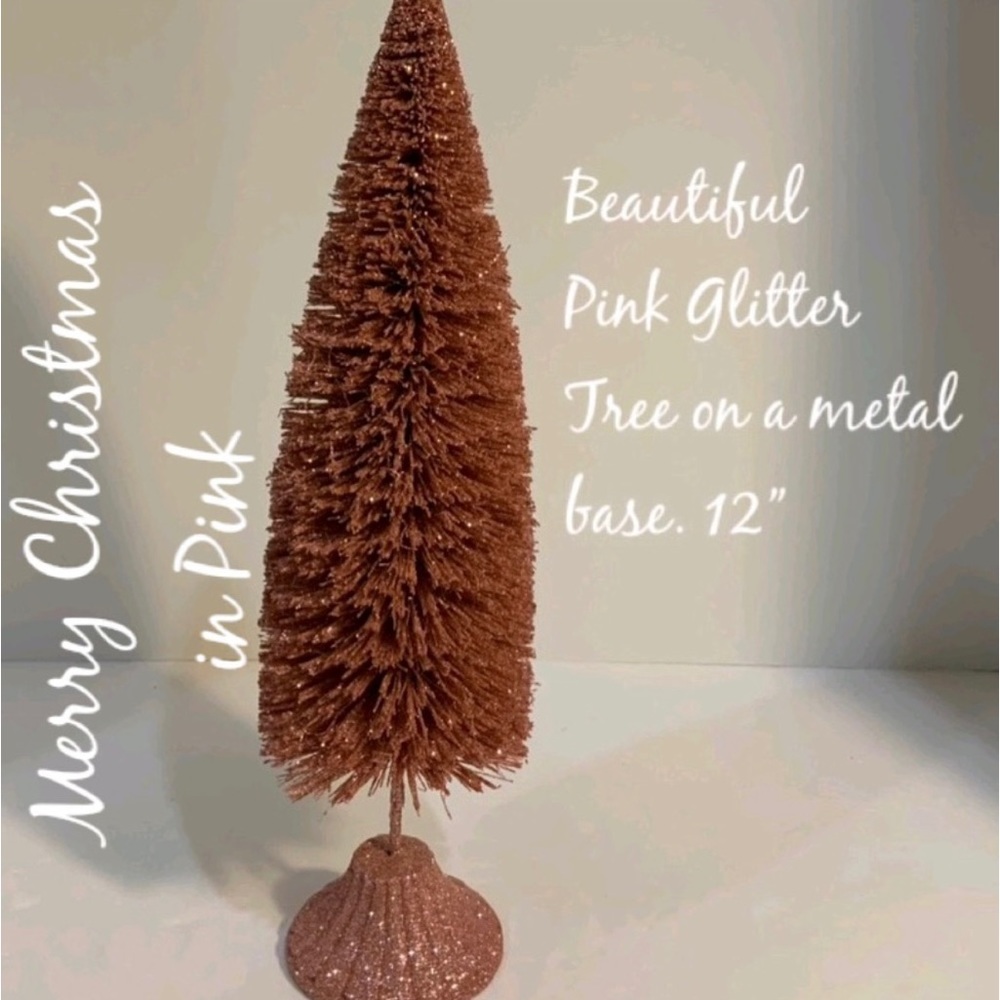 Pink Glitter Tree 🌲
